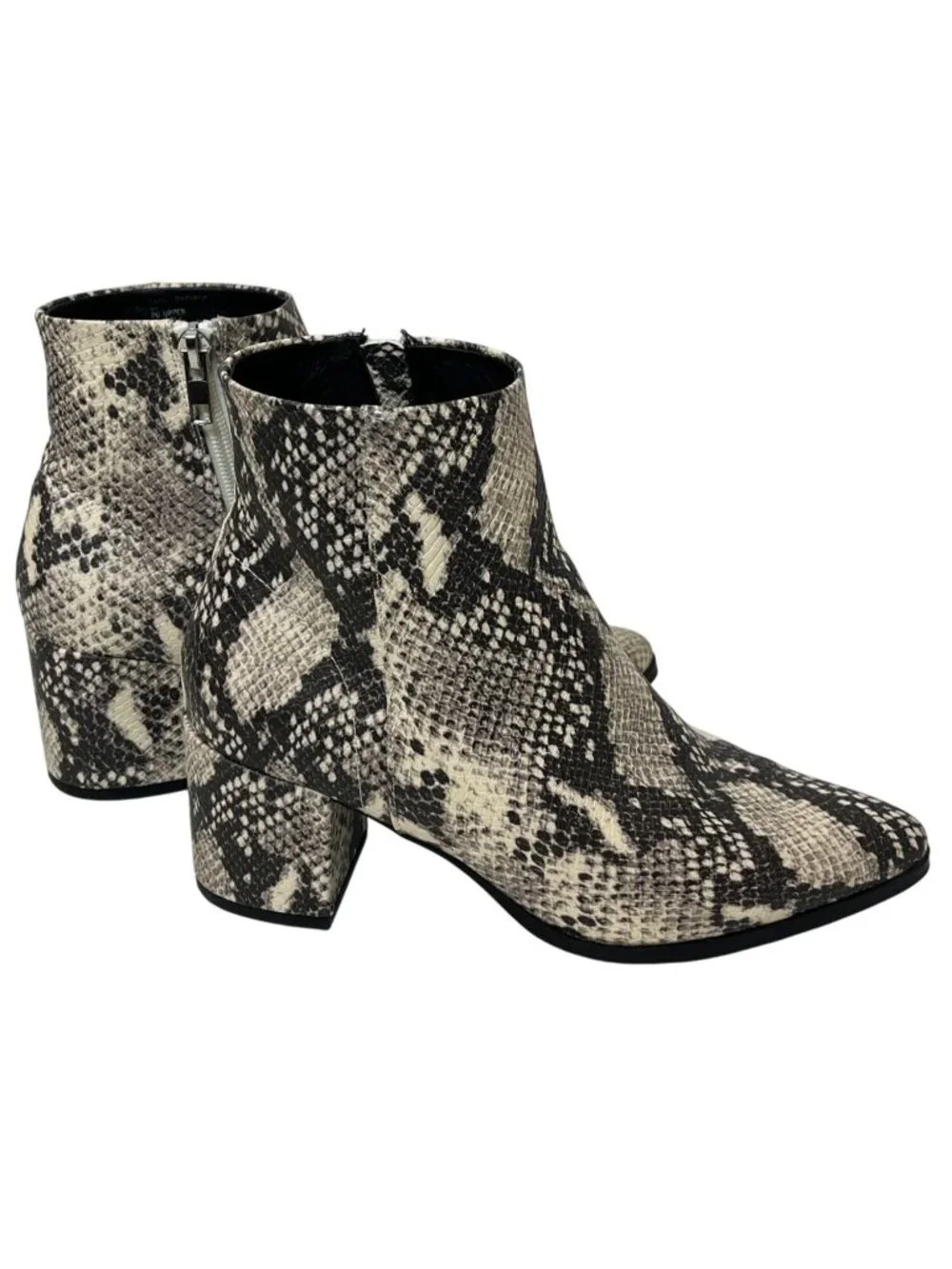 Madden Girl Snake Print Booties Size 6 Womens